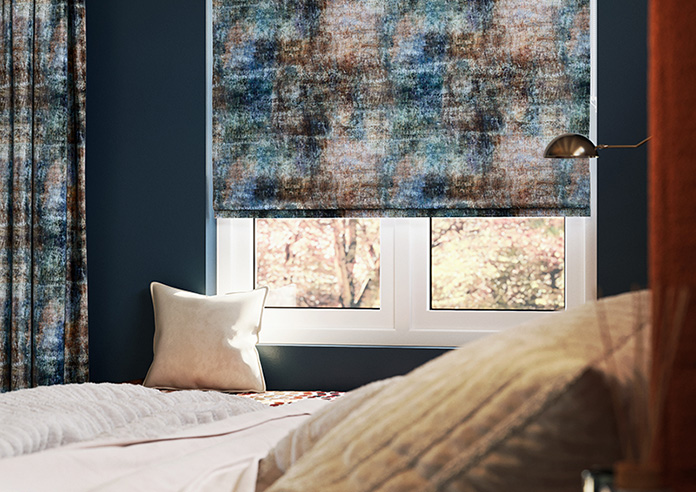 Nebula, Petrol - Motorised Roman Blind - Image 5